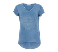 Zwillingsherz Camiseta 'Positive Mind' azul denim S-M azul denim