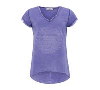 Zwillingsherz Camiseta 'Positive Mind' lila L-XL lila