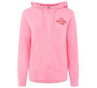 Zwillingsherz Feel Good Club - Sudadera con bordado para mujer, cómoda chaqueta de algodón para mujer, chaqueta informal con cremallera para ocio, uso diario, ropa de salón, moderna, para primavera