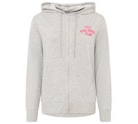 Zwillingsherz Feel Good Club - Sudadera con bordado para mujer, cómoda chaqueta de algodón para mujer, chaqueta informal con cremallera para ocio, uso diario, ropa de salón, moderna, para primavera