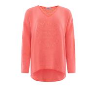 Zwillingsherz Sudadera 'Positive Mind' coral S-M coral