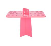Zwindy Estante de Secado de brochas de Maquillaje Duradero, práctico y ecológico, Soporte de Secado de brochas de Maquillaje Resistente, diseño Seguro de 26 Agujeros para brochas de Maquillaje en