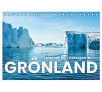 Zwischen den Eisbergen in Grönland (Tischkalender 2026 DIN A5 quer), CALVENDO Monatskalender: Eisbären, Eisberge und Eiszapfen.