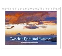Zwischen Fjord und Flamme (Tischkalender 2026 DIN A5 quer), CALVENDO Monatskalender: Licht und Schatten