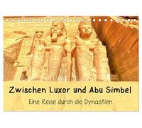 Zwischen Luxor und Abu Simbel - Eine Reise durch die Dynastien (Tischkalender 2026 DIN A5 quer), CALVENDO Monatskalender: Tempel in Oberägypten - Horus-Tempel, Kom Ombo, Philea, Abu Simbel