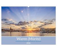 Zwischen See und Himmel - Waren (Müritz) im Wandel der Jahreszeiten (Wandkalender 2026 DIN A2 quer), CALVENDO Monatskalender: Waren an der Müritz bei Tag und Nacht