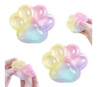 ZWLIYCHN Squishy - Juego de 2 juguetes para apretar las patas de gato blandas, juguete para aliviar el estrés y el estrés de la pata, juguete para el autismo, juguete antiestrés, regalo para adultos