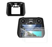 ZWLLKJGS Funda de silicona + protector de pantalla 9H para Dji Mini 3 Pro/Mini 3/Mavic 3/Air 2S/Mavic 3 Pro RC, accesorios para drones