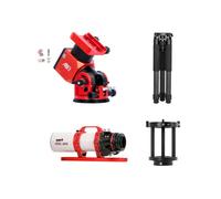 ZWO Telescopio FF65 AP 65/416 Quintupleto con AM3 y Carbon Trípode