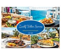 Zwölf Teller Sonne - Kulinarisch durchs Griechenjahr (Wandkalender 2026 DIN A4 quer), CALVENDO Monatskalender: Griechische Spezialitäten für alle, die Griechenland im Herzen tragen.