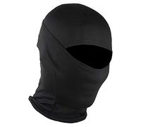 ZWOOS Pasamontañas Moto, Cubierta Facial Completa para Motocicleta, Esquí, Ciclismo - Transpirable, Protección UV, Antipolvo (Negro)