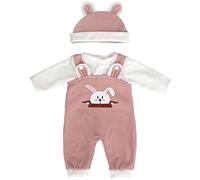 ZWOOS Ropa para Muñecas 35-43 cm, Atuendo Unicornio con Sombrero Compatible con Baby Born, Baby Annabell, Nenuco y Más