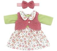 ZWOOS Ropa para Muñecas 35-43 cm, Lindo Vestido Compatible con Baby Born, Baby Annabell, Nenuco y más, Regalos para Niñas y Niños
