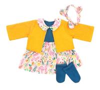 ZWOOS Ropa para Muñecas Bebés 50-55 cm, Lindo Conjunto de Algodón Compatible con Reborn y Más (Falda Floral)