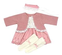 ZWOOS Ropa para Muñecas Bebés 50-55 cm, Lindo Conjunto de Algodón Compatible con Reborn y Más (Oso Feliz)