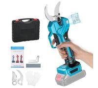 ZWPARTS Tijeras de Podar Eléctricas Compatibles con Batería Makita 18V, Motor sin Escobillas, Diámetro de Corte 38-50 mm, Herramienta Profesional con Pantalla LED para Jardinería
