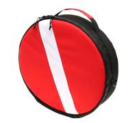 Zwpontia Bolsa de buceo para esnórquel, bolsa protectora de espuma con regulador de buceo, de nailon, diseño de cremallera, bolsa protectora de viaje con correa para el hombro para buceadores, mujeres