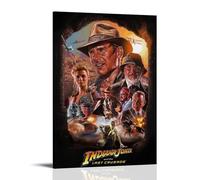 ZWSYHJ Indiana Jones - Lienzo estético retro para pared, varios estilos de impresión, decoración de pared para dormitorio, estilo marco, 30 x 45 cm
