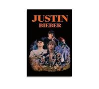 ZWSYHJ Justin Bieber JusticeRetro - Lienzo estético para pared, varios estilos de impresión, decoración de pared para dormitorio, estilo sin marco, 30 x 45 cm