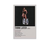 ZWSYHJ Tate McRae Think LaterRetro - Lienzo estético para pared, varios estilos de impresión, decoración de pared para dormitorio, estilo sin marco, 20 x 30 cm
