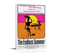 ZWSYHJ The Endless SummerRetro - Lienzo estético para pared, varios estilos de impresión, decoración de pared para dormitorio, estilo marco, 60 x 90 cm