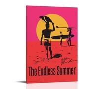 ZWSYHJ The Endless SummerRetro - Lienzo estético para pared, varios estilos de impresión, decoración de pared para dormitorio, estilo marco, 30 x 45 cm
