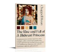 ZWSYHJ The Rise And Fall of A Midwest Princess Chappelle Rhon - Álbum de lienzo estético retro para pared, varios estilos de impresión, decoración de pared para dormitorio, estilo marco, 30 x 45 cm