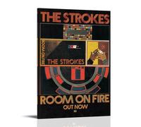 ZWSYHJ The Strokes - Room on FireRetro - Lienzo estético para pared, varios estilos de impresión, decoración de pared para dormitorio, estilo marco, 1520 x 30 pulgadas (50 x 75 cm)