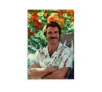 ZWSYHJ Tom Selleck- Lienzo estético retro para pared, varios estilos de impresión para decoración de pared de dormitorio, estilo sin marco, 20 x 30 cm