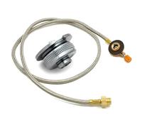 ZWTPGKRD Adaptador de butanos para cocina, pícnics y camping, accesorio para estufa de campamento al aire libre, convertidor de estufa dividida, conector de camping