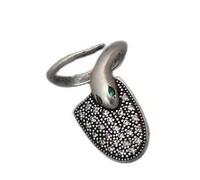 ZWTPGKRD Anillos ajustables de aleación de Zines de moda, diseños inspirados en la naturaleza, para uso diario, joyería ajustable con circonita cúbica, One Size, como se describe, como se describe