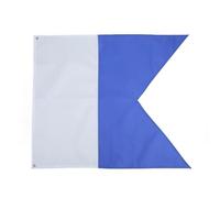 ZWTPGKRD Banderas internacionales de buceo, universales, azules y blancas, marcadores de barcos de buceo para esnórquel, buceo, actividades subacuáticas, banderas internacionales de buceo