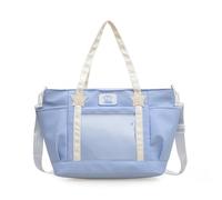 ZWTPGKRD Bolsa cruzada ligera de nailon para viajes diarios, correa ajustable, bolsa de hombro de gran capacidad para escuela, oficina, viajes, Blue, As shown in the picture (error 1-1621cm)