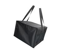 ZWTPGKRD Bolsas de pizza aisladas para transportadores de 50,8 cm, color negro, bolsa calentadora de pizza de gran capacidad
