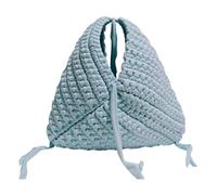 ZWTPGKRD Bolso de noche con estructura geométrica, bolso de mano trenzado de color caramelo, espacioso bolso de mano de poliéster, compacto, diario, esencial, elegante bolso geométrico, h, One Size