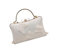 ZWTPGKRD Chinese Styles - Bolso cruzado para mujer, bolso de mano, bolso de mano, bolso de mano con cierre de hebilla, White, As shown in the picture (error 1-871cm)