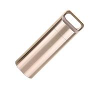 ZWTPGKRD Contenedor en miniatura de materiales de acero inoxidable con cerradura seguro adecuado para áreas silvestres y deportes acuáticos, camping, funda impermeable