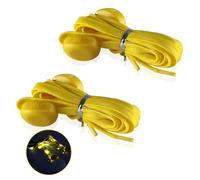 ZWTPGKRD Cordones LED iluminados de 110 cm de largo, cordones planos para zapatos, cordones LED brillantes para hombres y mujeres, correr, ciclismo, música, concierto, intermitentes, cordones para