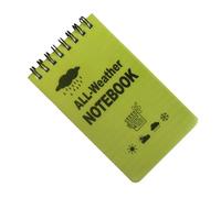 ZWTPGKRD Cuadernos impermeables para todo tipo de clima, blocs de notas pequeños, espirales, páginas rayadas, bloc de notas de campo para oficina al aire libre, impermeable, para todo tipo de clima