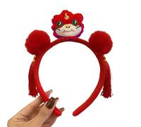 ZWTPGKRD Diadema de serpiente bordada única para fiesta tradicional china de primavera, celebración, aro de serpiente para varias ocasiones