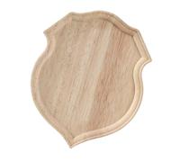 ZWTPGKRD Elegante marco de fotos de madera con base curvada y grabada, bandeja de almacenamiento decorativa para sala de estar, dormitorio, estilo moderno, bandeja de exhibición de madera europea