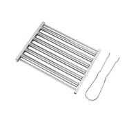 ZWTPGKRD Estante de acero inoxidable para salchichas con mango cómodo, portátil, fácil de usar, accesorio fácil de limpiar y almacenar