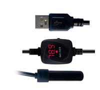 ZWTPGKRD Estufa Digital Marinepark con Observación De Temperatura Cerámica USB para Tanques De Freír Que Proporciona Distribución Uniforme del Calor Estufa De Cisterna