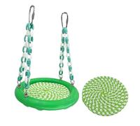 ZWTPGKRD Hamaca verde duradera hecha para hámster, pájaro, loro, felicidad, promueve la escalada y el juego activo, enriqueciendo el medio ambiente, casas colgantes para cama exterior