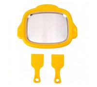 ZWTPGKRD Máquina de yogur para congelar yogurt de acero inoxidable para hacer rollos de helado, juego enrollado