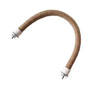 ZWTPGKRD Perca para pájaros, juguete molar para masticar, soporte para picos y dientes, juguete masticable con campanas de barra, entretenimiento, jaula de pájaros