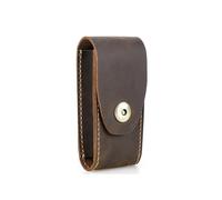 ZWTPGKRD Riñonera plegable con bolsillo de almacenamiento para llevar al aire libre, de piel sintética, estilo vintage