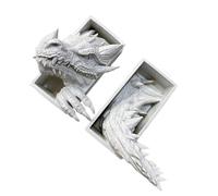 ZWTPGKRD Sujetalibros decorativos únicos para sostener libros, de resina, para el hogar, escritorio, estantería, decoración de libros de resina