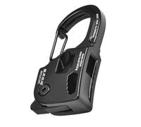 ZWTPGKRD Tensor aislado Guyline para tienda de campaña con construcción de aluminio permanente, cierre seguro para todo tipo de clima, camping, ajuste de identidad, clip de amarre