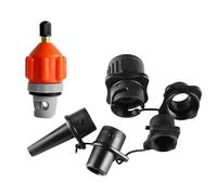 ZWWAAZHF Adaptador de bombas inflables para barcos y tablas de remo | Convertidor de bombas de aire inflables para barcos con 4 boquillas de aire, conector de cabezal de bombeo, fácil de usar